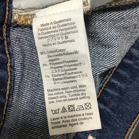 Madewell High-Rise Denim Shorts in Burke Wash: Button-Front Edition Size 27. - Picture 9 of 10